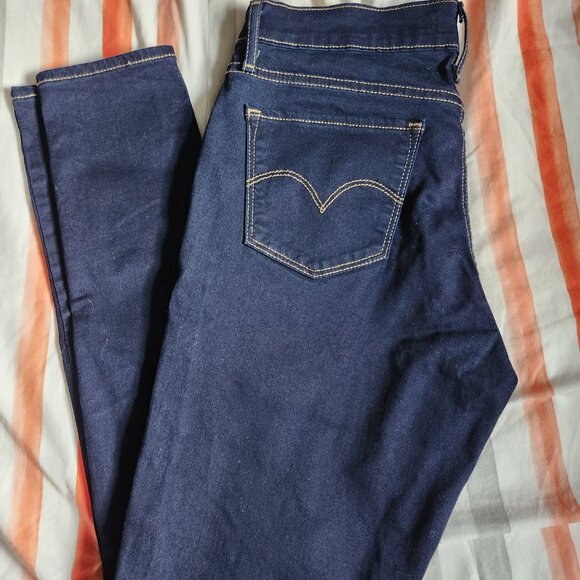 Levi’s 710 Super Skinny Jeans Women’s Size 31 Dark Wash Stretch Denim - Picture 13 of 13